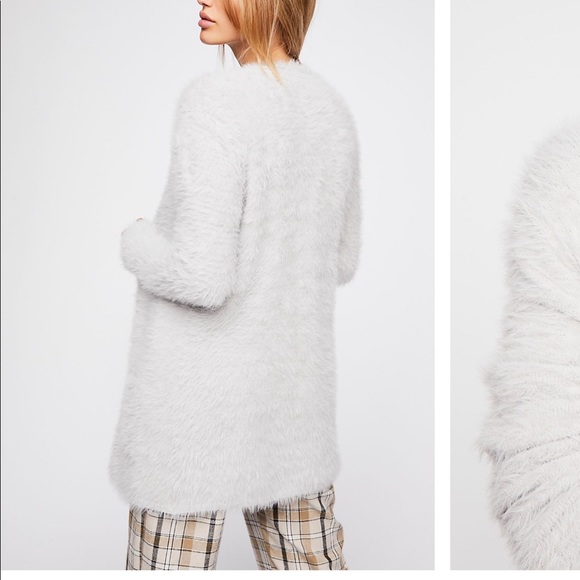 Free people faux fur cardi - Picture 2 of 2